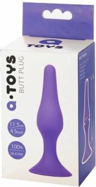 Produktbild Toyfa A-TOYS, Anal Plug, Silikon, Lila, 11,3 cm