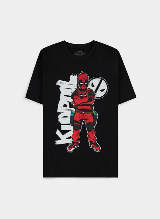 Immagine prodotto Difuzed Deadpool - Kidpool Boy Stance - Maglietta a maniche corte da uomo - 2XL (XXL)