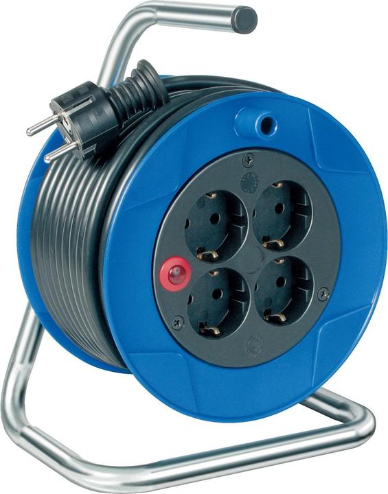Produktbild Brennenstuhl Kompakt Kabeltrommel schwarz 15m H05VV-F 3G1.5 107 (15 m, 1.50 mm²)