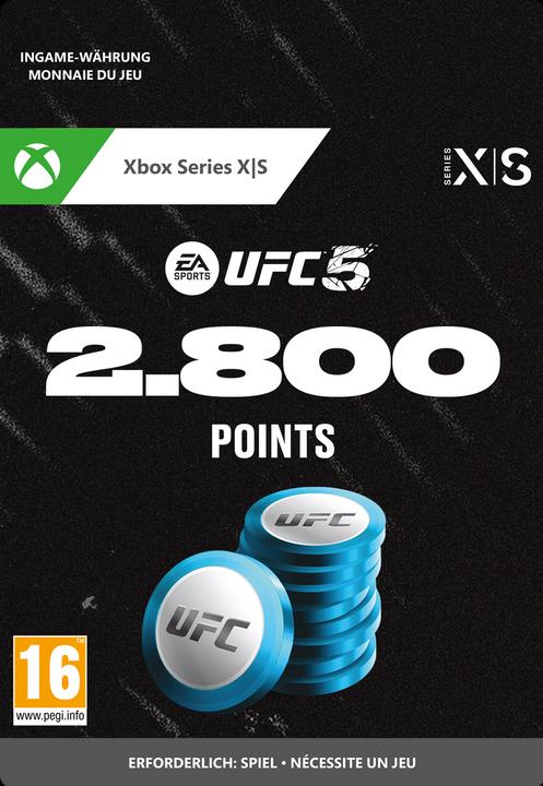 Immagine prodotto Microsoft UFC 5 POINTS 2800 Game Download