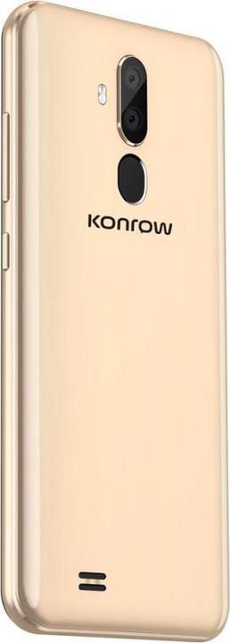 Actual product image Konrow Easy 62 - Android 8.1 - 4G - Écran 6.2" - Double Sim - 16Go, 1Go RAM - Or (16 GB)