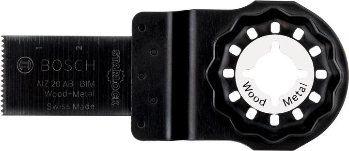Image du produit Bosch Professional Zubehör Lame de scie plongeante BIM AIZ 20 AB, Wood and Metal, 30 x 20 mm, pack de 5