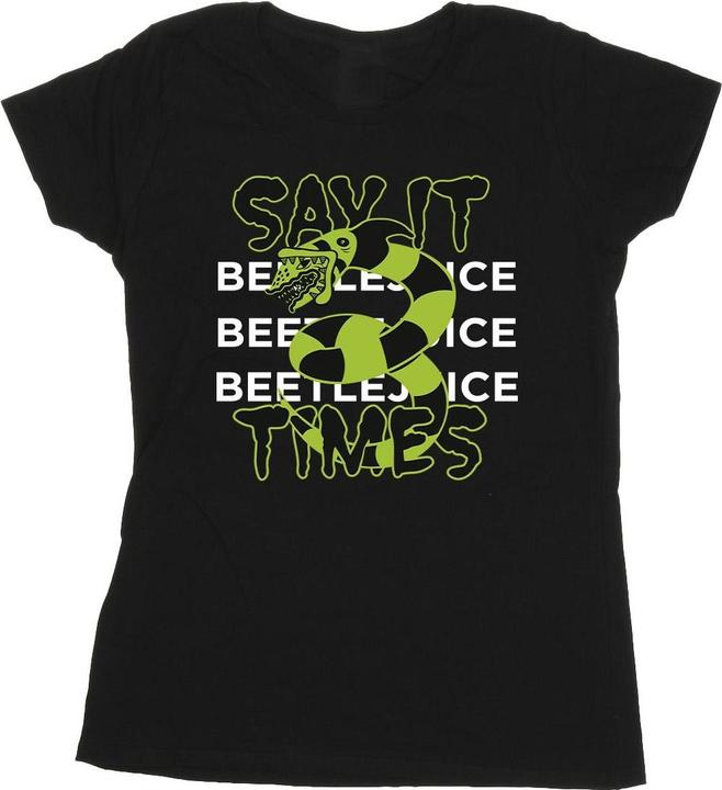 Beetlejuice Say It 3 Times TShirt (S)