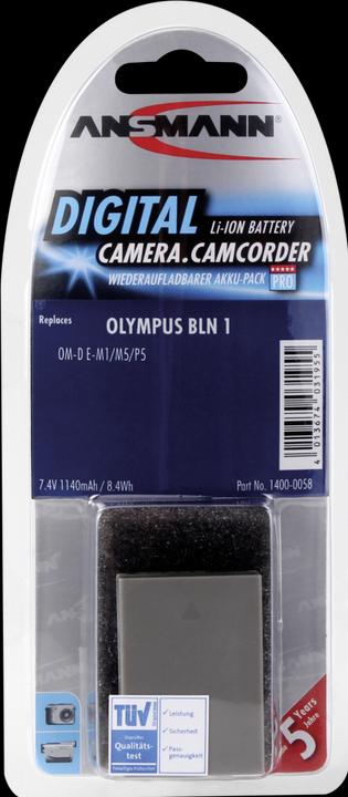 Produktbild Ansmann A-Oly BLN-1 1140mAh 7,4V (Kamera Akku Ladegerät)