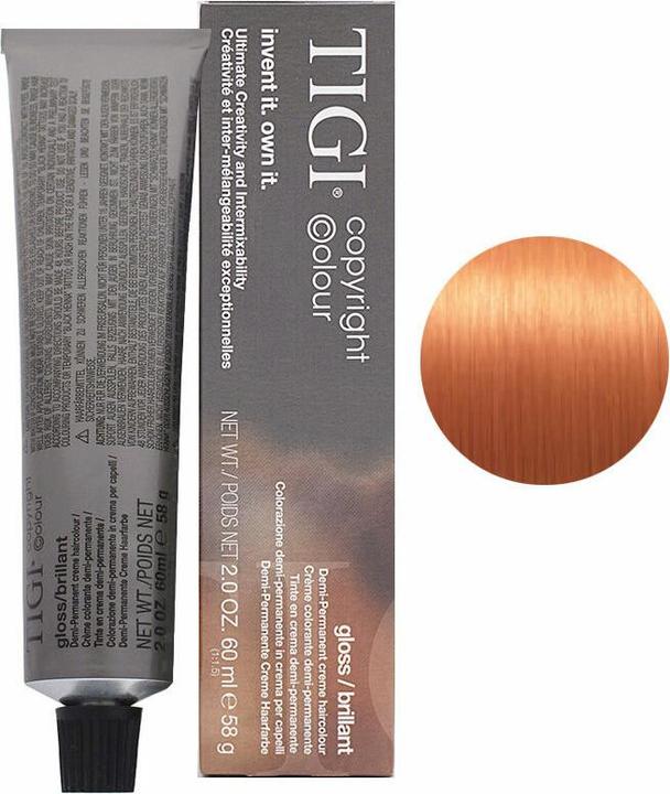 Produktbild Tigi Colour Gloss Semi-Permanent Haarfärbemittel 744 Mittelblond Kupfer Intensiv 60 ml (744)