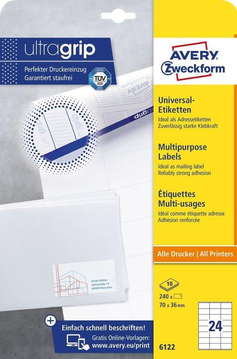 Produktbild Avery Etiketten, Home Office, Kleinpackung