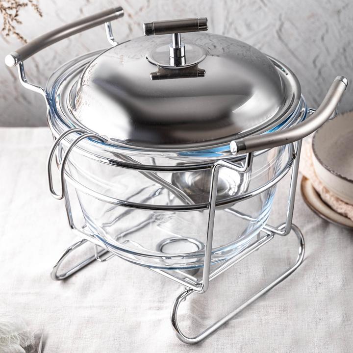 Actual product image Kinghoff TABLE SOUP HEATER 4 ELEMENTS. 4.0L KH-1417