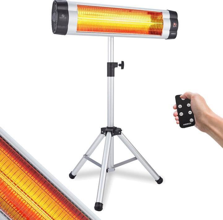 Produktbild Arebos Infrarot Heizstrahler mit Fernbedienung (2500 W)