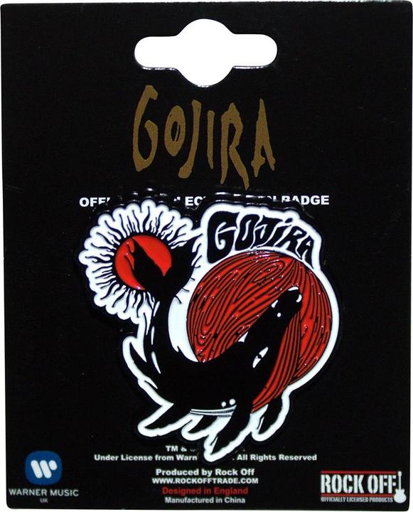 Actual product image Gojira Whale Badge