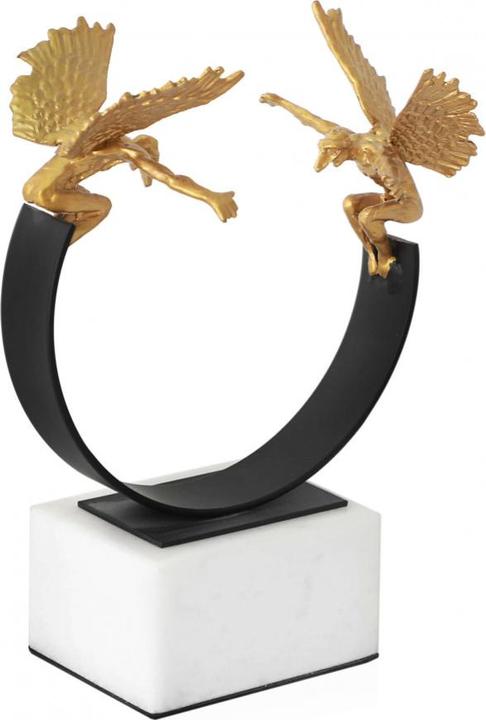 Produktbild Design-Skulptur aus Eisen und Kupfer Abeli Gemini - Gold