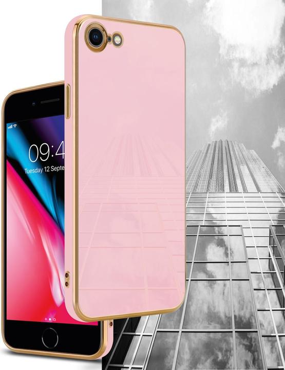 Actual product image Cadorabo Case for Apple iPhone 7 / 7S / 8 / SE 2020 in TPU with camera protection LM130 Style (Apple iPhone 7, Apple iPhone SE (2nd Gen))