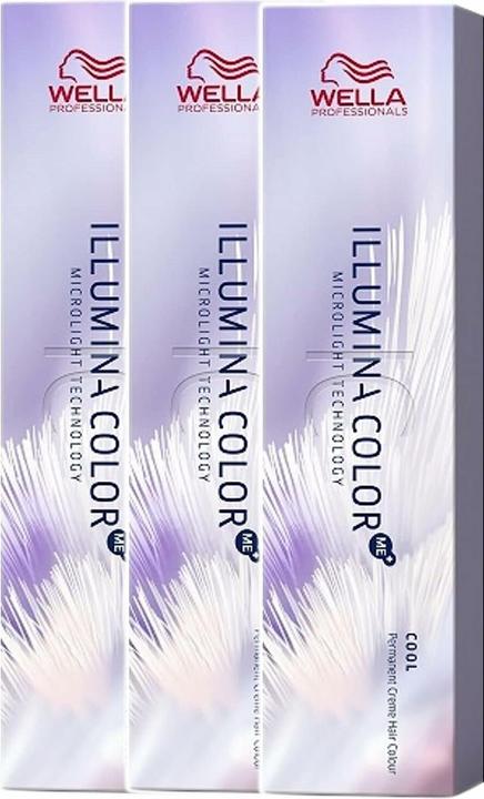 Produktbild Wella 3er Professionals Illumina Color 10/81 Hell Lichtblond Perl Asch 60 ml (Hell Lichtblond Perl Asch)