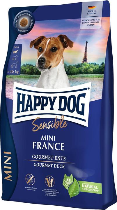 Produktbild Happy Dog Trockenfutter Sensible Mini France, 4 kg (Adult, 1 Stk., 4000 g)