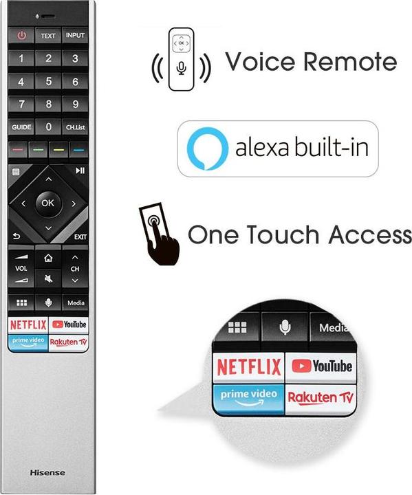 Actual product image Hisense 100L5F-D12 including screen (4K, 2700 lm)