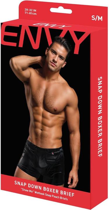 Produktbild Envy Xgen Snap Down Boxer Brief-Black-M/L Waist 32" - 36" (M/L)
