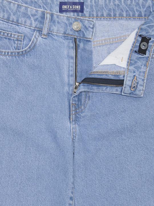 Actual product image Only & Sons Junior OSJFADE Mittlere Taille Locker geschnitten Shorts Jeans-Shorts (140)