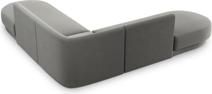 Actual product image Micadoni Boucle Symmetrical Corner Sofa, "Miley", 5 Seats, 248x248x70Made in Europe (Corner sofa)