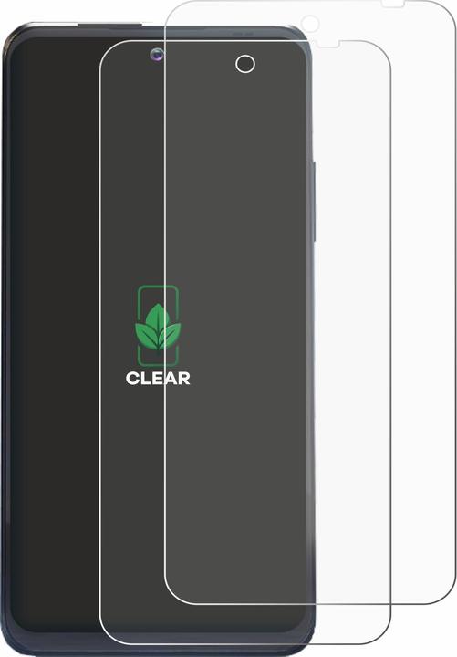 Actual product image ScreenLeaf Screen Protector sustainable Screen Protection, clear, anti-scratch (2 Piece, OnePlus X)