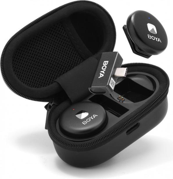 Actual product image Boya wireless microphone Omic Wireless USB-C, black