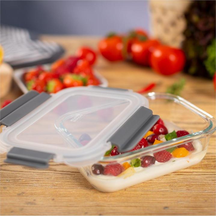 Actual product image Kuhn Rikon Plastic lid for glass- stainless steel container small (0.64 l)