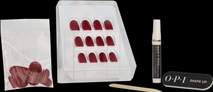 Actual product image OPI Xpress/On Nail Art (Artificial nails, Red)
