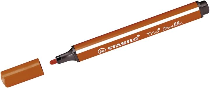 Produktbild STABILO Trio Scribbi Gefederter Dreikant-Filzstift (Braun, 1 x)