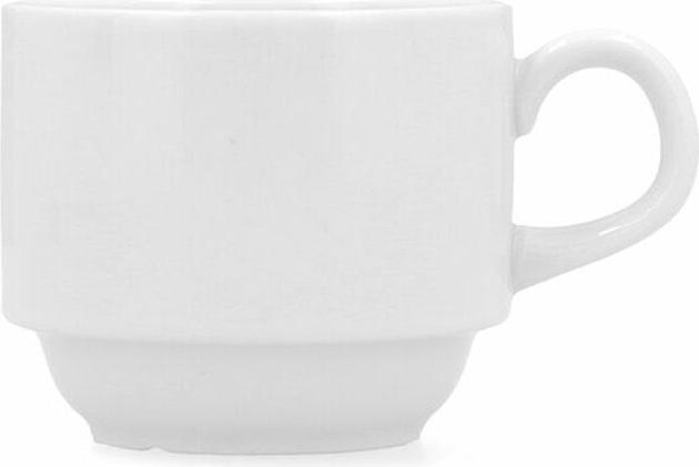 Produktbild Bidasoa Kop Glacial Kaffee aus Keramik Weiss 180 ml (6 Stück) (180 ml, 6 x)
