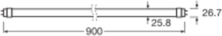 Immagine prodotto Osram SubstiTube (G13, 9.70 W, 1700 lm, 1 x, C)