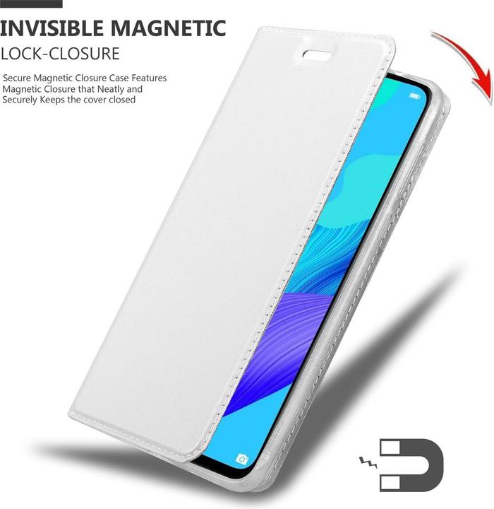 Actual product image Cadorabo Book Classy Style Cover (TCL 20S, Huawei Nova 5T, K20)