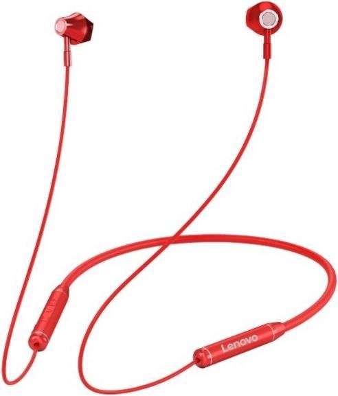 Actual product image Lenovo HE06 Wireless, Red (ANC, 10 h, Wireless)