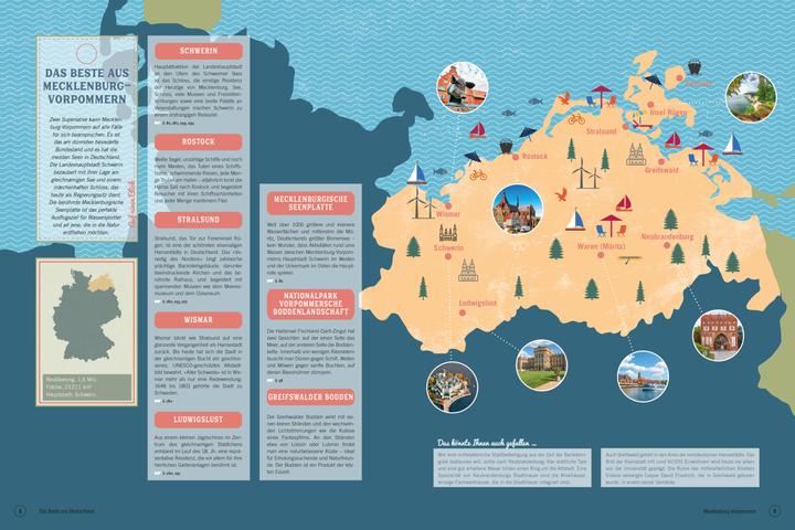Produktbild Bildband Atlas der Reiselust Deutschland (Deutsch, DUMONT Reise, 2022)
