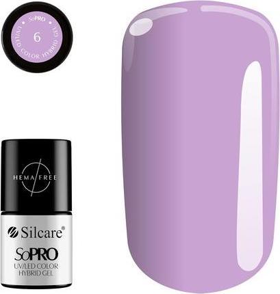 Immagine prodotto Silcare SILCARE SoPro Hybrid Gel lakier hybrydowy 006 7g (Porpora Chiaro, Smalto per unghie effetto gel)