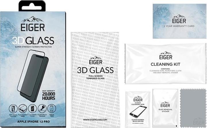 Produktbild Eiger Mountain Glass Clear Edge (1 Stück, Apple iPhone 12, Apple iPhone 12 Pro)