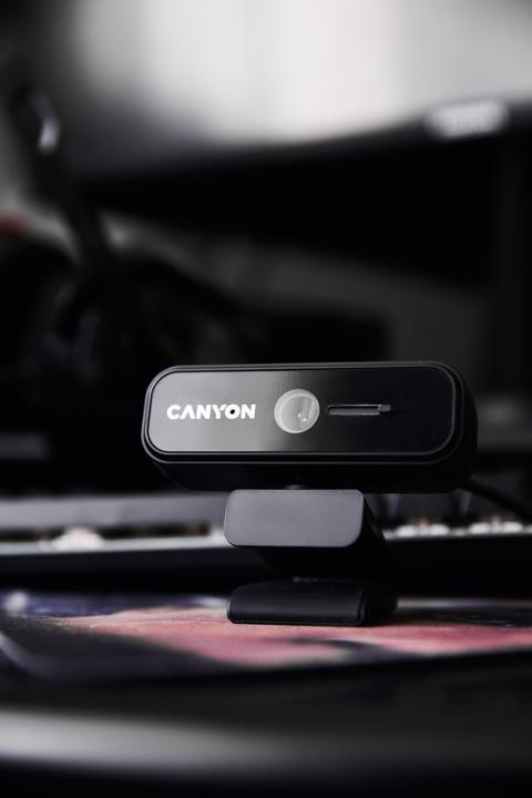 Actual product image Canyon C2N 1080P full HD 2.0Mega fixed focus webcam with USB2.0 connector, 360 degree rotary view sc (2 Mpx)