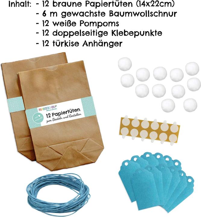 Image du produit Papierdrachen Lapins de Pâques (Pochette cadeau, 12 x)