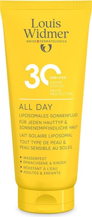 Widmer Louis All Day LSF30 ohne Parfum 100 ml (Sonnenmilch, SPF 30, 100 ml)