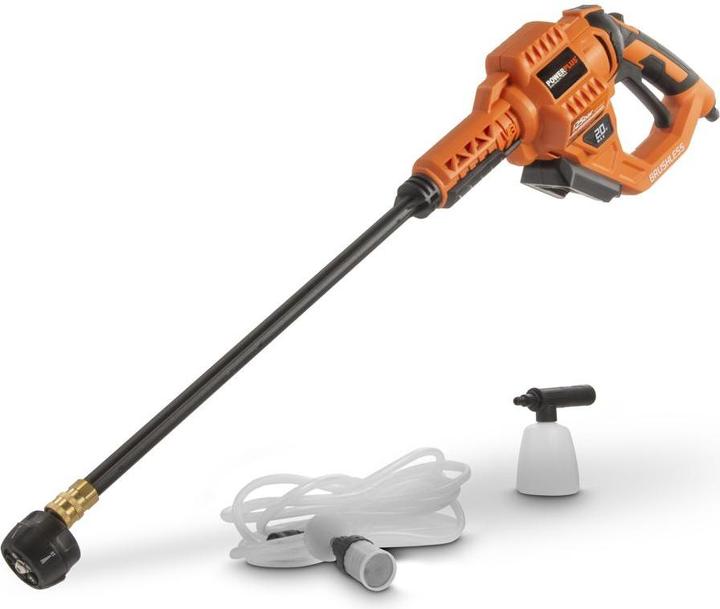 Actual product image Powerplus Dual Power high pressure cleaner 20V - excl. battery and charger (Rechargeable battery operated)