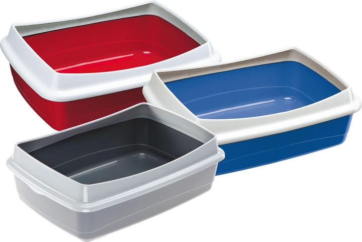 Actual product image Ferplast Litter tray with rim Nip 10 47x36x15.5cm (Cat litter tray open)