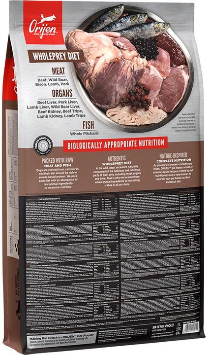 Actual product image Orijen Regional Red (Adult, 1 pcs., 11400 g)