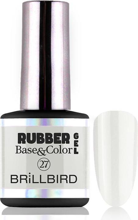 Immagine prodotto BrillBird Gomma Gel Base&Corallo #27 8ml (Smalto per unghie effetto gel)