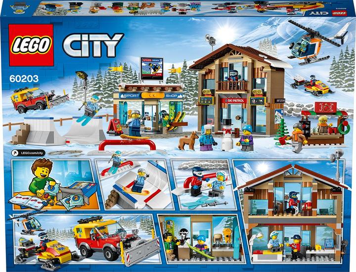 Actual product image LEGO ski resort (60203, LEGO City)
