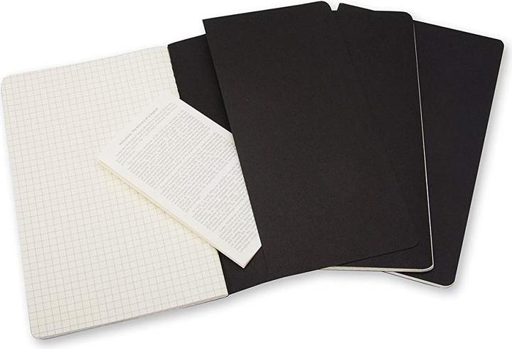 Actual product image Moleskine Cahier Pocket Set of 3 (A6, Checked, Soft cover)