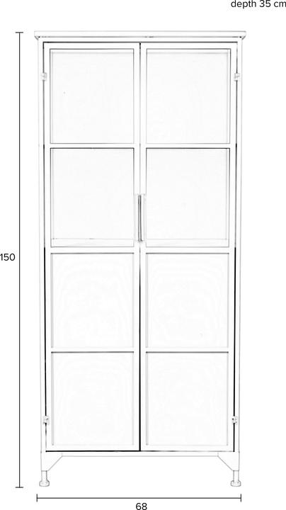 Immagine prodotto White Label Living Miya (68 x 35 x 150 cm)
