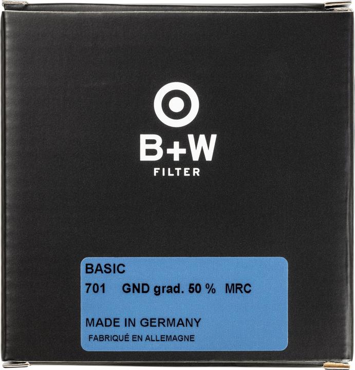Immagine prodotto B+W F-Pro 702 Filtro grigio graduato 25% MRC 67mm (72 mm, Filtri grigi, 72 mm)
