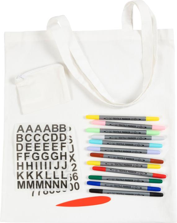 Actual product image Creativ Company Craft Set Textile Decoration Bag, Purse