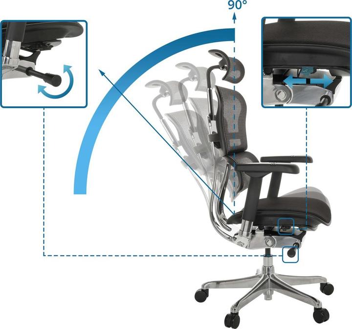 Actual product image Hjh Office Ergohuman Gen2