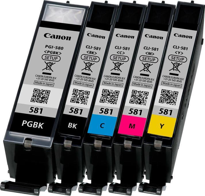 Image du produit Canon PGI-580/CLI-581 Multipack (PGBK, C, M, Y, BK)