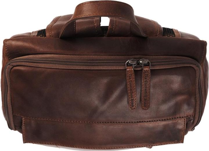 Image du produit Chesterfield Rich Leren Laptop Rugtas - 15,4 inch - Bruin (19 l)