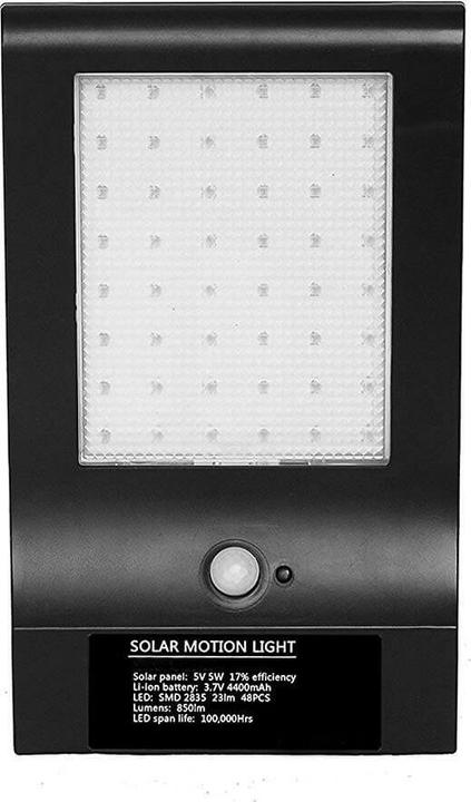 Produktbild Autosolar 2.5W Solarlampe Bewegungsmelder mit LED / Solar für Garten (450 lm, IP65)