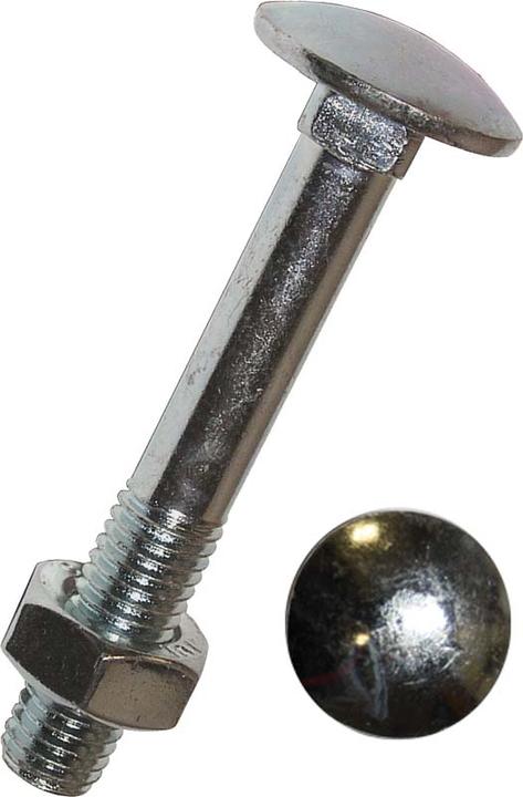 Image du produit Werkstarck Boulons tête bombée M16x120mm acier zing (25 Vis par pièce)